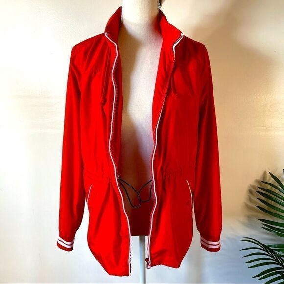 Tommy Hilfiger Rolled Up Hoodie Rain Jacket SMALL - Picture 3 of 16